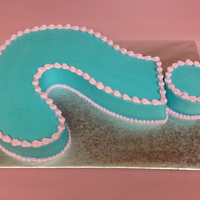 Gender Reveal Baby Shower Cake 