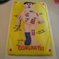 Operation Cake This was made for a group of surgeons for a roast dinner they have once a year.