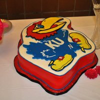 Jayhawk Groomscake Made for a friend's son