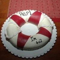 A Cake For Friend Who Is Celebrating His 42Nd Bday vanilla cake covered in bc