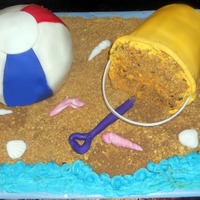 Beachball And Sandpail i wanted to take my kids to the beach on the 4th of July but ever since my husband had a heart transplant, he doesn't like big crowds...