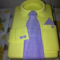 Shirt And Tie Cake A father's day cake made with a rectangle sheet pan.