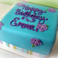 Blue And Purple Birthday 