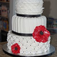 3-Tier For The State Fair 3-tier dummy cake entered into the State Fair- my first show cake! :)