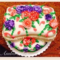 Hi I Tried To Make A Pillow Cake And This Is What Happened Lol Its All Buttercream With Chocolate Cake With Some Fondant Accents Just T Hi! I tried to make a pillow cake and this is what happened. Lol! It's all buttercream with chocolate cake with some fondant accents (...