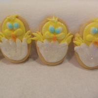 Hatching Chicks Easter Cookies 