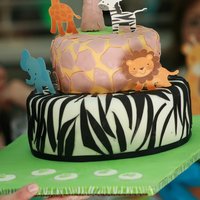 Baby Shower Jungle Cake 