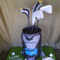 Golf Bag 6 8inch cakes.