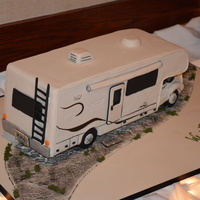 Class C Rv Cake By Connie Walker & Lily Mathews In Mt The size of this cake is 18 in x 6 in & 7 in high....It's all cake...no foam. no rice krispies....