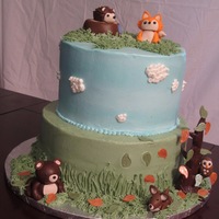 Baby Shower Cake With Inspiration From Cakes By Kakedreamer1212 And Happycake10609 I Am Nowhere Near As Talented As Those Fabulous Decorat... Baby shower cake with inspiration from cakes by kakedreamer1212 and HappyCake10609. I am nowhere near as talented as those fabulous...