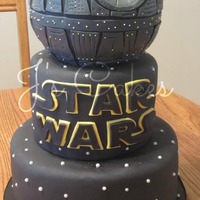 Star Wars Death Star Cake Star Wars Death Star cake made for a friend's friend's birthday party. The entire cake is dairy and peanut free, as the birthday...