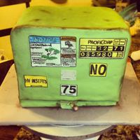 Power Transformer Cake Transformer (as in power company) cake made for my friend for her class at work (and I think for someone's birthday). It was an old,...