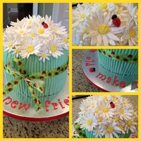 Daisy Brownie Scout Cake Made this cake for my daughters' brownie scout bridging ceremony. Used the funky tappits to create the letters, a lyric from one of...