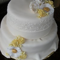 Wedding Shower Made for a cousin's wedding shower. Her colors were yellow and gold. Made to look like some of the embroidery on her dress. I need to...