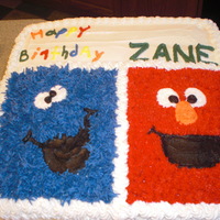 Sesame Street Birthday Cake This was for my nephews 1st birthday. We needed something that would travel long distance well and she wanted no fondant as no one in the...