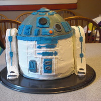 R2D2 This was for my niece's birthday. She wanted Star Wars themed, so R2D2 it was! Although I couldn't resist making another cake to...