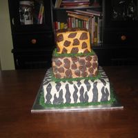 Animal This was a gift from the bride to the groom. He is a large game hunter.