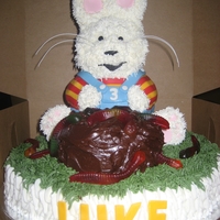 Max From Max And Ruby buttercream with fondant accents