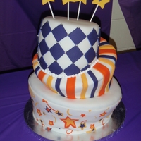 Topsy Turvy Grad Cake This was my first attempt at a topsy turvy cake. I did this for my cousin's grade 12 graduation, she and her fellow graduates loved it...