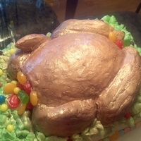 Thanksgiving Turkey I made the turkey shaped cake for my son in-law's thanksgiving dinner. It fooled everyone.