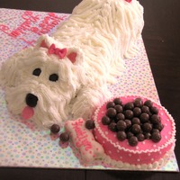 Westie Puppy Cake 