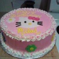 Hello Kitty Birthday cake for a young girl.