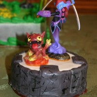 This Is A Very Quick Portal Cake I Made For My Sons 8Th Birthday Just A Small 6 Choc Cake Choc Buttercream And Fondant Covered This W This is a VERY quick portal cake I made for my son's 8th birthday. Just a small 6" choc cake, choc buttercream and fondant...