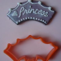 Princess Crown From Halloween Cutter Turned a bat cutter upside down and used a circle cutter to remove the head to produce a princess crown shape. Another use for a Halloween...
