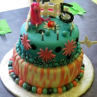 Greenlea's Little Pony Cake My daughter designed this cake as I was decorating it....