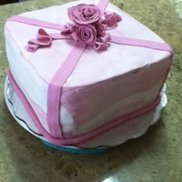 Pink Birthday Cake 