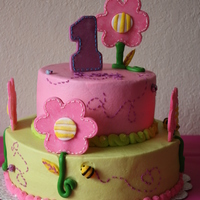 1St Birthday Customer brought me a napkin with the theme to her daughter's first birthday and this is what she got!