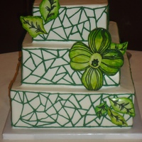 Rebecca's Wedding Made to match a picture found by the bride, source unknown, but many thanks to the original artist