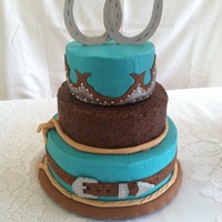 Western Prewedding Reception Cake 