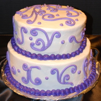 Last Last Last Minute Fun Cake I made this cake, very last minute for my co-workers. The cake was Vanilla, and lemon, with buttercream icing. I just needed a cake for fun...