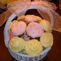 Cupcake Bouquets Made for centerpieces for a fashion show/luncheon