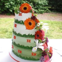 Mariachi Wedding This is one more of the cakes I've done for a bride who is VERY true to herself! I love working with these kinds of women!! This one...