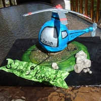 Helicopter This was made using one of the little round Coca Cola bottles they have out at Christmas time. It is a surprise for our car salesman that...
