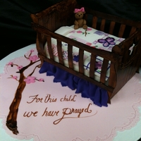 Crib Cake This was made for dear friends that have been trying for 8 years to have a baby. They have finally been blessed and are expecting their...