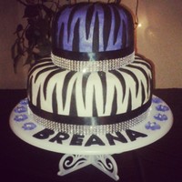 Zebra Birthday Cake Did This Cake For My Great Niece It Is Buttercream With Fondant Stripes First Time Using Fondant Bought The Read Zebra Birthday Cake - did this cake for my great niece. It is buttercream with fondant stripes. First time using fondant. Bought the ready...