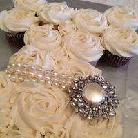 Cupcake Wedding Dress At first, I was a little disappointed that they "only" wanted a cupcake cake, but after I got into this one, it was so much fun!...