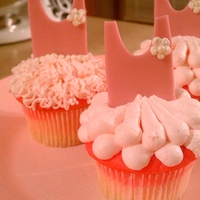 Ballerina Cupcakes I saw a photo online, somewhere, of these beautiful ballerina cupcakes and tried my hand at them. I think the originals had a fondant tutu...