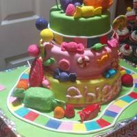 Candy Land Birthday Cake Candy Land Birthday Cake