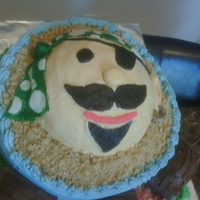 Pirate Birthday This is the first cake I have made in a year. there were several minor challenges...like finding my decorating tools. some were still...