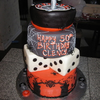 Halloween Casino Cake 