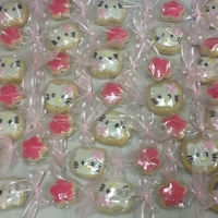 Hello Kitty Cookie Lei Hello Kitty/Flower Sugar Cookie Lei. I shrink wrap cookies before placing them in the plastic tubing. This lei is very popular during...