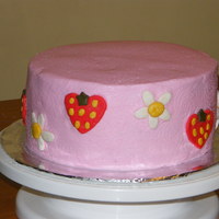 Anna's 6Th Birthday My daughters 6thd birthday cake. I did a strawberry shortcake theme. The finished cake had a big cupcake on top for my daughter but I don&#...