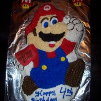 Super Mario Made for a boy that recently broke his arm and having a bday. I made Mario have a red (fondant) cast like the bday boy. He LOVED the...