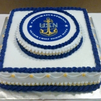 Navy Sr. Chief Promotion Cake 