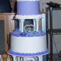 Purple Quince this was a last minute cake for my cousin's stepdaughter, pastry pride frosted, buttercream roses, i made the topper form stuff i...