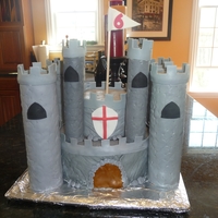 Boy's Castle Cake 